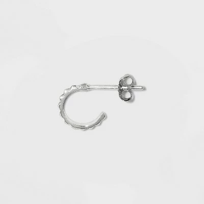 Sterling Silver with Cubic Zirconia Geometric Stud Earring Set 5pc - A New Day™ Silver 3 Sterling Silver with Cubic Zirconia Geometric Stud Earring Set 5pc - A New Day™ Silver