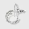 Sterling Silver Cubic Zirconia Double Post Hoop Earring Set 2pc - A New Day™ Silver -A New Day popular shop unnamed file 1064