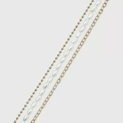 Pearl Anklet Set 3pc - A New Day™ Gold