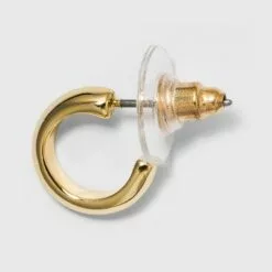 Ear Cuff and Star Charm Hoop Stud Earring Set 8pc - A New Day™