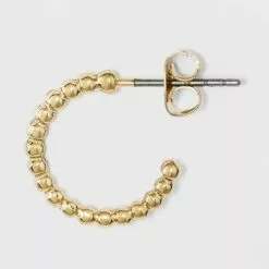 Hoop Earring Set 3pc - A New Day™ Gold