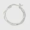 Silver Plated Braided and Polished Hoop Earring Set - A New Day™ Silver -A New Day popular shop unnamed file 1126