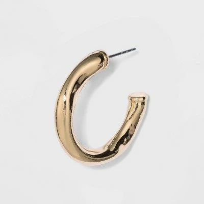 Wavy Hoop Earrings - A New Day™ Gold 3 Wavy Hoop Earrings - A New Day™ Gold