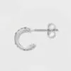 Cubic Zirconia Triangle Stud and Huggie Earring Set - A New Day™ Silver 2 Cubic Zirconia Triangle Stud and Huggie Earring Set - A New Day™ Silver -A New Day popular shop unnamed file 1156