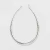 Silver Plated Graduated Oval Hoop Earrings - A New Day™ Silver -A New Day popular shop unnamed file 1164