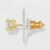 Gold Over Sterling Silver Round Cubic Zirconia Stud Fine Jewelry Earring Set 2pc - A New Day™ Gold/Clear 1 Gold Over Sterling Silver Round Cubic Zirconia Stud Fine Jewelry Earring Set 2pc - A New Day™ Gold/Clear -A New Day popular shop unnamed file 1214