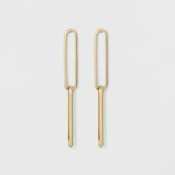 Link Earrings - A New Day™ Gold 7 Link Earrings - A New Day™ Gold -A New Day popular shop unnamed file 1257