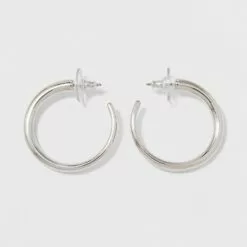 Hoop Earrings - A New Day™ Silver -A New Day popular shop unnamed file 1270