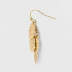 Filigree Chandelier Drop Earrings - A New Day™ Gold