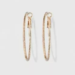 Textured Hoop Earrings - A New Day™ Silver -A New Day popular shop unnamed file 1317