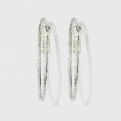 Textured Hoop Earrings - A New Day™ Silver -A New Day popular shop unnamed file 1318
