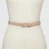 Women's 2 Fer with Lacing Buckle Belt - A New Day™ Moon Rock Green/Melon Ice -A New Day popular shop unnamed file 133