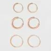 Endless Hoop Rose Gold Over Sterling Silver Small Three Earring Set 3pc- A New Day™ Rose Gold -A New Day popular shop unnamed file 1332
