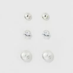 Stud Earring Set 3ct - A New Day™ Multicolored -A New Day popular shop unnamed file 1350