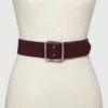 Women's Double Center Prong Belt - A New Day™ Burgundy -A New Day popular shop unnamed file 141