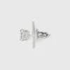 Women's Sterling Silver Cubic Zirconia Stud Earrings - A New Day™ Silver/Clear