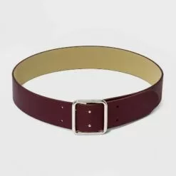 Women's Double Center Prong Belt - A New Day™ Burgundy -A New Day popular shop unnamed file 147
