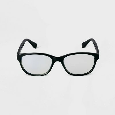Women's Square Blue Light Filtering Reading Glasses - A New Day™ Black 4 Women's Square Blue Light Filtering Reading Glasses - A New Day™ Black - Image 2