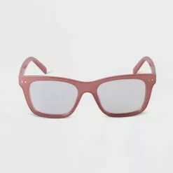 Women's Angular Square Blue Light Filtering Glasses - A New Day™ Peach Orange -A New Day popular shop unnamed file 1510