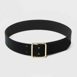 Women's Double Center Prong Belt - A New Day™ Black -A New Day popular shop unnamed file 153