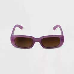 Women's Narrow Rectangle Sunglasses - A New Day™ Blue -A New Day popular shop unnamed file 1563