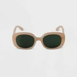 Women's Plastic Retro Oval Sunglasses - A New Day™ Ivory -A New Day popular shop unnamed file 1569