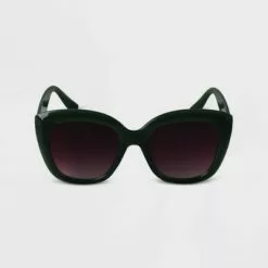 Women's Oversized Cat Eye Sunglasses - A New Day™ Green -A New Day popular shop unnamed file 1577