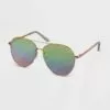 Women's Mirrored Aviator Sunglasses - A New Day™ Rose Gold 2 Women's Mirrored Aviator Sunglasses - A New Day™ Rose Gold -A New Day popular shop unnamed file 1583