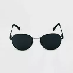 Women's Metal Round Sunglasses - A New Day™ Black -A New Day popular shop unnamed file 1600