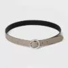 Women's Oval Tapered Center Bar Reversible Belt - A New Day™ Black/Gray -A New Day popular shop unnamed file 162