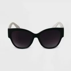 Women's Plastic Cat Eye Sunglasses - A New Day™ Black/white -A New Day popular shop unnamed file 1626