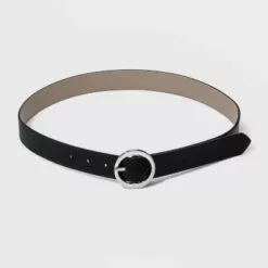 Women's Oval Tapered Center Bar Reversible Belt - A New Day™ Black/Gray -A New Day popular shop unnamed file 164