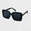 Women's Plastic Square Studded Sunglasses - A New Day™ Black 2 Women's Plastic Square Studded Sunglasses - A New Day™ Black -A New Day popular shop unnamed file 1640