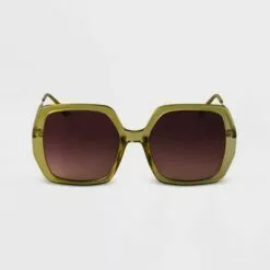 Women's Oversized Square Sunglasses - A New Day™ Brown -A New Day popular shop unnamed file 1652