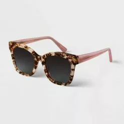 Women's Acetate Square Sunglasses - A New Day™ Brown