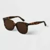 Women's Tortoise Print Acetate Cateye Sunglasses - A New Day™ Brown -A New Day popular shop unnamed file 1678