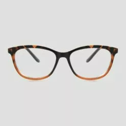 Women's Tortoise Shell Print Butterfly Blue Light Filtering Glasses - A New Day™ Black/Brown -A New Day popular shop unnamed file 1716