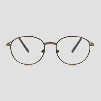 Women's Oval Round Blue Light Filtering Glasses - A New Day™ Bronze 6 Women's Oval Round Blue Light Filtering Glasses - A New Day™ Bronze - Image 4