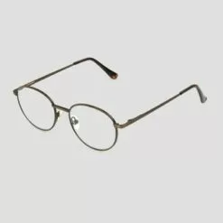 Women's Oval Reading Glasses - A New Day™ Brown/Broze