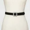 Women's Chunky Center Bar Belt - A New Day™ Black -A New Day popular shop unnamed file 185