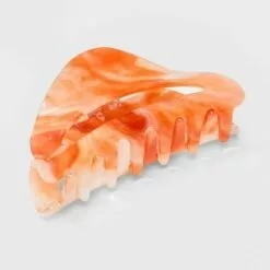 Acrylic Open Center Claw Hair Clip - A New Day™ Orange -A New Day popular shop unnamed file 1858