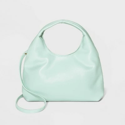 Soft Trapezoid Shoulder Bag - A New Day™ Mint Green 5 Soft Trapezoid Shoulder Bag - A New Day™ Mint Green - Image 4
