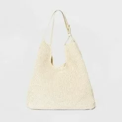 Soft Convertible Tote Handbag - A New Day™ Off-white -A New Day popular shop unnamed file 1900