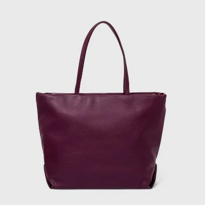 Athleisure Soft Tote Handbag - A New Day™ Burgundy 10 Athleisure Soft Tote Handbag - A New Day™ Burgundy - Image 8