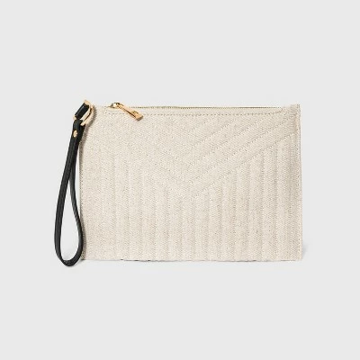 Large Pouch Clutch - A New Day™ Natural 4 Large Pouch Clutch - A New Day™ Natural - Image 2