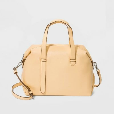 Soft Satchel Handbag - A New Day™ Off White 11 Soft Satchel Handbag - A New Day™ Off White - Image 9