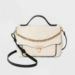 Quilted Top Handle Satchel Handbag - A New Day™ Blue -A New Day popular shop unnamed file 2009