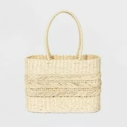 Straw Tote Handbag - A New Day™ Light Beige 8 Straw Tote Handbag - A New Day™ Light Beige -A New Day popular shop unnamed file 2065