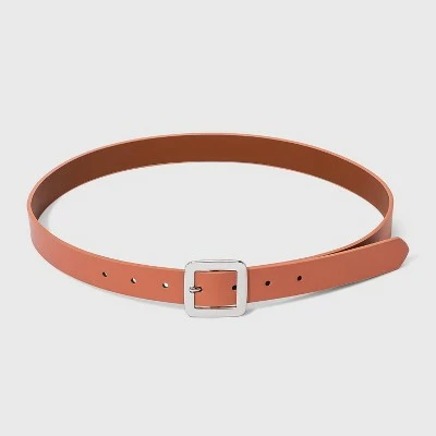 Women's Chunky Center Bar Belt - A New Day™ Apricot Orange 7 Women's Chunky Center Bar Belt - A New Day™ Apricot Orange - Image 5