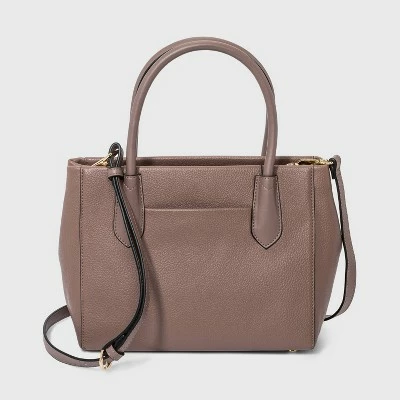 Satchel Handbag - A New Day™ Taupe 8 Satchel Handbag - A New Day™ Taupe - Image 6